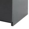 Black Modern Bedside Table Cabinet 2 Chest of Drawers Storage Nightstand Bedroom