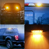 4x4 LED Amber Recovery Strobe Flashing Grille Light bar Truck Beacon Lamp 12/24V