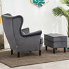 Retro/Vintage Tub Accent Chair Upholstered Padded Armchair Lounge Fabric Sofa UK