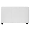 Office Filing Cabinet Mobile Under Desk File Storage Cupboard w/ Drawers Wheels