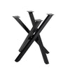 Industrial Spider Steel Table Legs Stand Dining Coffee Table Criss Cross Frame