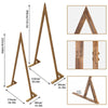 Triangle Wood Arch Wedding Arbor Backdrop Stand for Garden Wedding,Party Outdoor