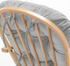 ONPNO Replacement Velvet Cushions 5PCS Set for Glider Rocking Chair and Stool