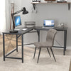 Large Corner Computer Desk L-shaped PC Table Workstation Home Office Table