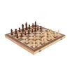40x40cm Large Chess Wooden Set Folding Chessboard Magnetic Pieces Wood Board UK