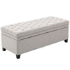 Large Modern Chesterfield Storage Ottoman Bench Box Seat Stool Bedroom Footstool