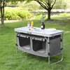 Outdoor Portable Camping Table with Storage Bag Folding Picnic Party Garden BBQ