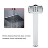 Rectangular Rainfall Shower Head Ceiling Mounted Arm for Concealed Shower Chrome