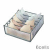 Foldable Underwear Storage Box Compartment Underpants Bra Organizer Drawer UK