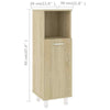 Bathroom Cabinet Engineered Wood Under Basin Cupboard Multi Colours