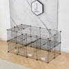 12/24/36 Panels Pet Cage Metal Playpen Dog Cat Rabbit Play Pen Wire Run Fence UK