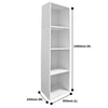 Cube, 2, 3 or 4 Tier Wooden Bookcase Shelving Display Storage Shelf Unit Wood