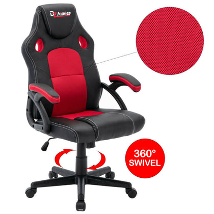 Adjustable Office Chair Executive Racing Game Rotating Leather Sports Mesh Chair