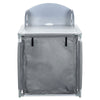 Outdoor Kitchen Robust Aluminium Camping Storage Table Cook Stations w/ Shelf UK