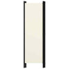 vidaXL 4-Panel Room Divider Cream White 200x180 cm GF0