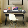 Home Office Computer Desk Study PC Writing Table Workstation 2 Shelf Furniture