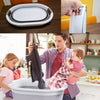 24L Silicone Folding Laundry Basket Space Saving Washing Pop Up Bin Collapsible