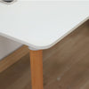 Dining Table and Chairs 4 6 Set Wooden legs Retro dining Room Chair Grey Kitchen