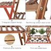 Large Sized Wood Plant Stand Multifunctional