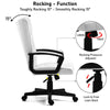 Executive Office Chair For Home High Back Recliner Swivel Computer Desk Chair