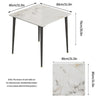 80cm Square Marble Kitchen Dining Table Meeting Room Office Lounge Coffee Table