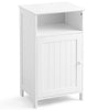 Bathroom Floor Cabinet Wooden Free Standing Storage Cupboard Display Organiser