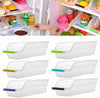 4pc Kitchen Fridge Plastic Drawer Storage Rack Holder Organizer Box Space Saver