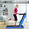 2 in 1 Folding Treadmill Electric Walking Running Machine Bluetooth LED Display