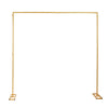 6.6FT Metal Wedding Arch Frame Backdrop Free Standing Flower Balloon Circle Base