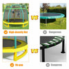 7FT Kids Trampoline Safety Jumper Rebounder Enclosure Net Indoor Outdoor Play