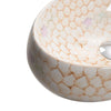 CounterTop Family Basin Yellow Brown Fish Scale Effect Bathroom Washbasin Sink