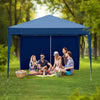 3x3M Gazebo Pop Up Tent Canopy Outdoor Wedding Marquee Garden Party w/4 Sides UK