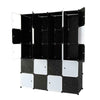 Modern 20-Cube DIY Plastic Wardrobe Cupboard Closet Cabinet Organizer Storage