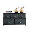Fabric Cabinet Chest of Drawers Storage Unit with 5 DrawersBest Gift Home