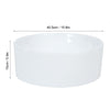 Modern Round Bathroom Basin Sink Ceramic Bowl Vanity Counter Cloakroom Wash