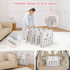 8+2 Panels Foldable Baby Playpen Kids Safety Child Play Center Yard Indoor Toy