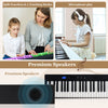 88-Key Foldable Digital Piano Full-size Semi Weighted Electronic Keyboard
