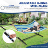 Portable Hammock Outdoor Garden Camping Hanging Swing with Detachable Pillow