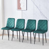Dining Chairs 2er Set, Velvet Cover Chair for Dining Room, Chairs Set of 2