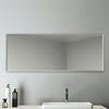 Frameless Unframed Bathroom Bedroom Plain Mirror Wall Hung Horizontal Vertical