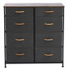 Bedroom Fabric Chest of Drawers Bedside 8 Drawer Dresser Storage Organizer Unit