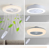 Modern LED Ceiling Fan Light Adjustable Wind Speed Remote Control Dimmable Lamps
