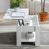 Lift Top Wooden Coffee Table With Storage White Lift up Desk Drawer Living Room