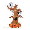 Halloween Inflatable Outdoor Garden Scary Tree Pumpkin Ghost Blow Up Party Decor