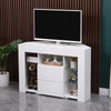 High Gloss Modern LED Display Cabinet Sideboard Buffet Cupboard TV Unit Stand UK