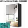 Bathroom Mirror Cabinet Cupboard Storage With Adjustable Shelf 500 x 650 mm