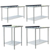 High Quality Kitchen Table Worktop Work Bench Catering Backplash Stainless Steel