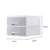 Plastic Storage Drawer Box Organizer Cabinet Home Office Table Desktop Tidy Unit