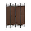 4 Panels Folding Room Divider Lightweight Wall Partition 182CM Privacy Screen