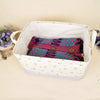 Foldable Fabric Canvas Storage Bags Basket Laundry Toys Fabric Storage Bag Tidy